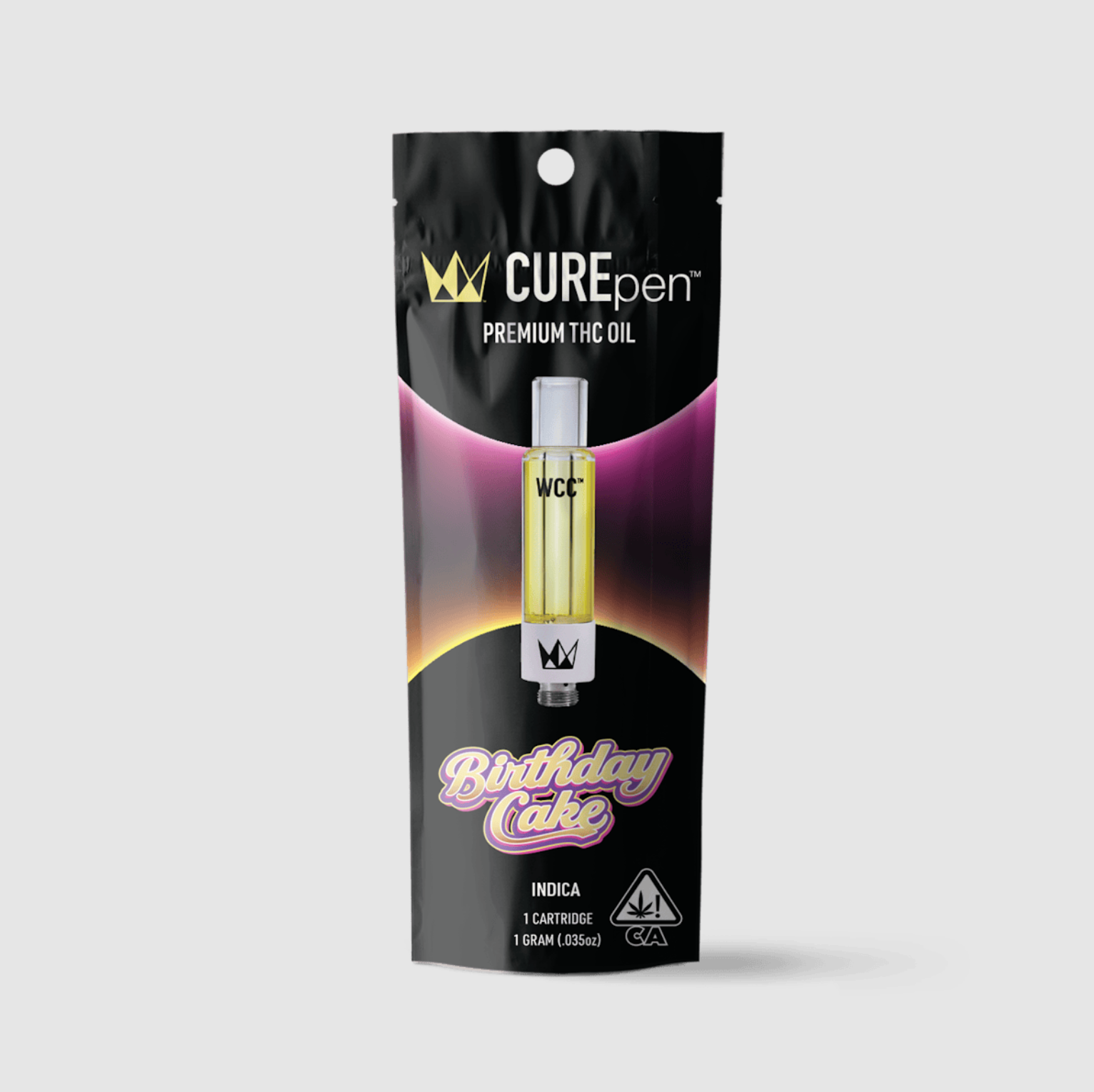 WCC Curepen 1g Cartridge - Birthday Cake Indica by West Coast Cure
