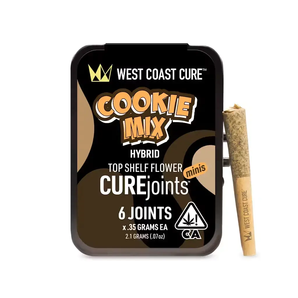 WCC CUREjoint Minis 6pk - Cookies Mix by West Coast Cure