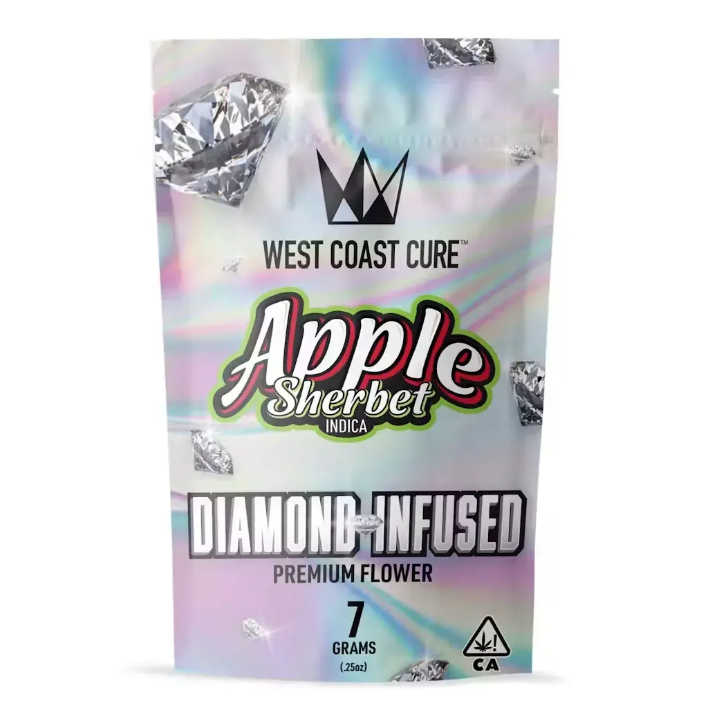 WCC Diamond Infused Flower 7g Apple Sherbet Hybrid 34%