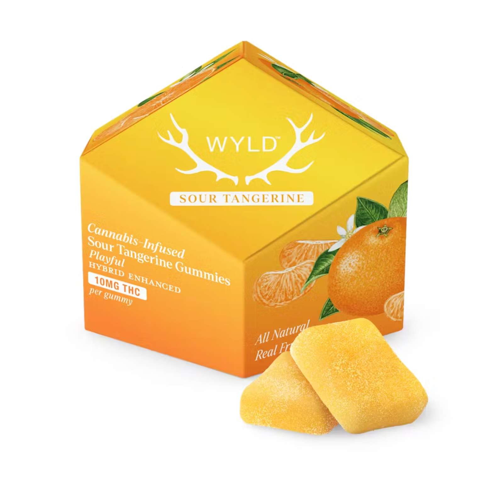 Wyld Gummies 100mg 10pc - Sour Tangerine Hybrid