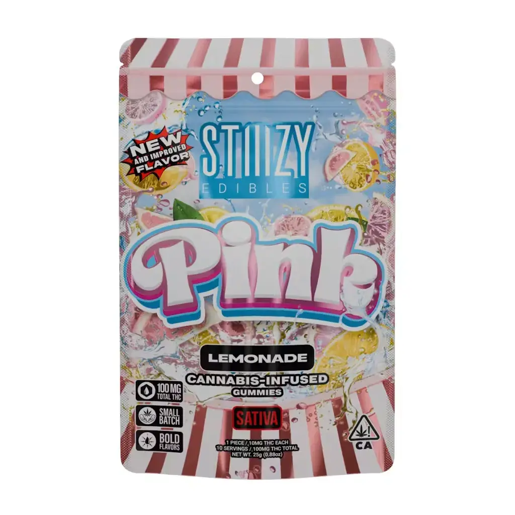 Stiiizy Gummies 100mg 10pk - Pink Lemonade Sativa