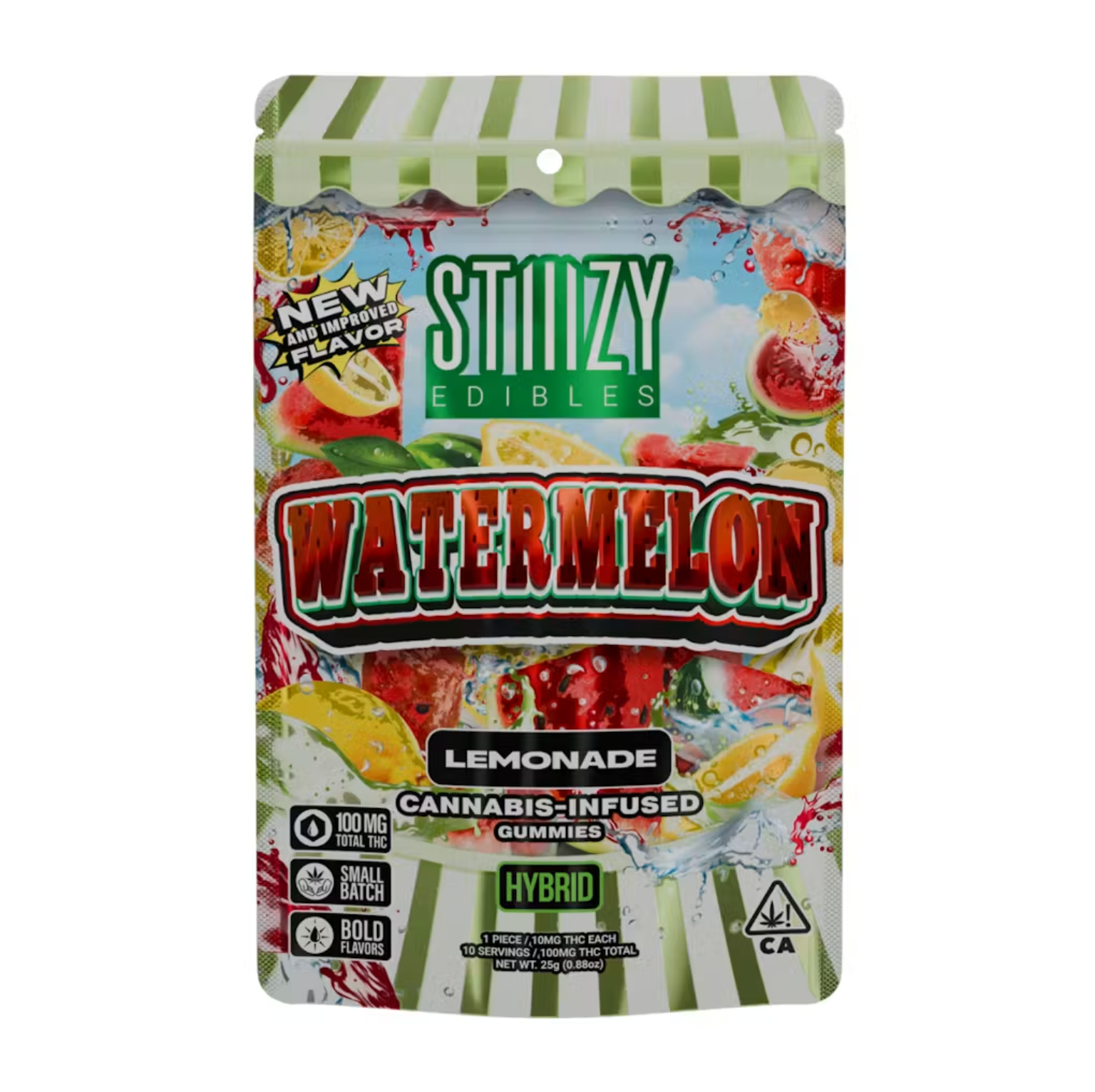 Stiiizy Gummies 100mg 10pk - Watermelon Lemonade Hybrid