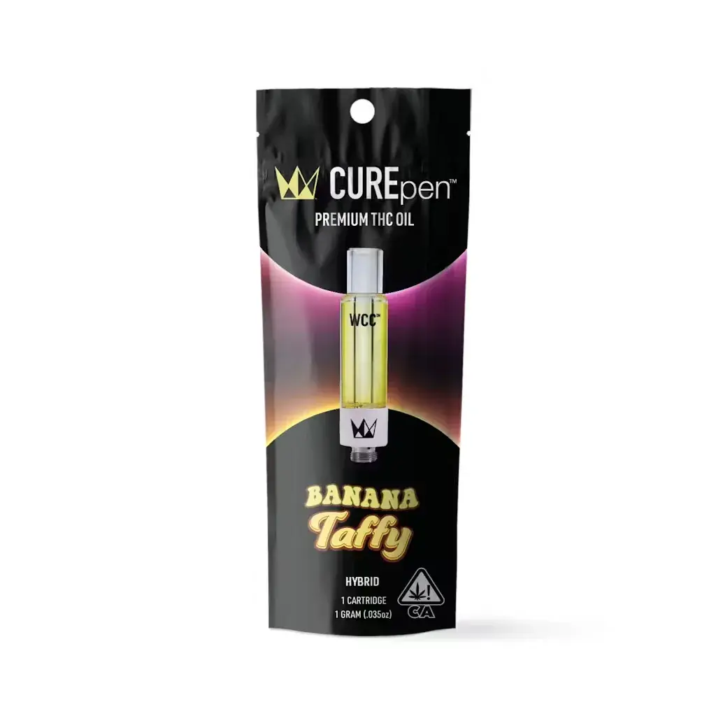 WCC Curepen 1g Cartridge - Banana Taffy 83% Hybrid