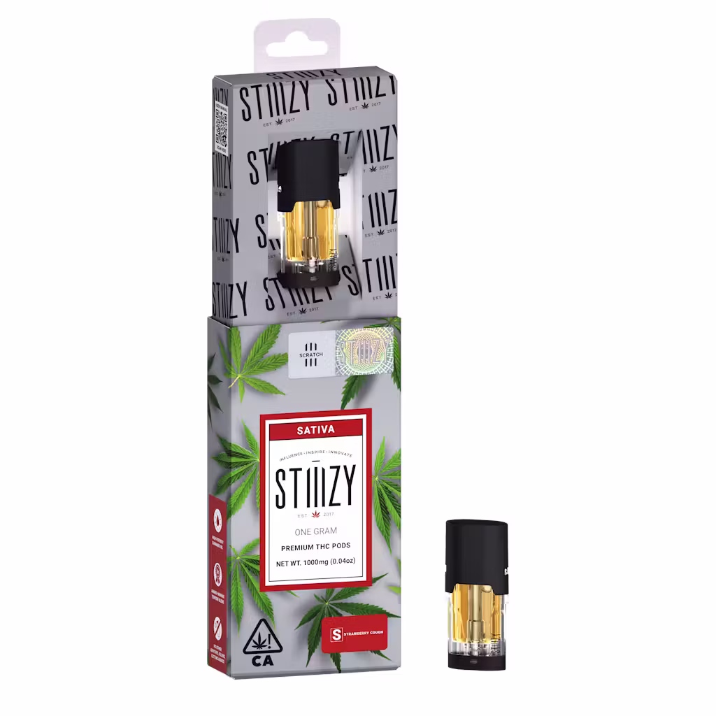 Stiiizy 1g Cartridge - Strawberry Cough Sativa 85%