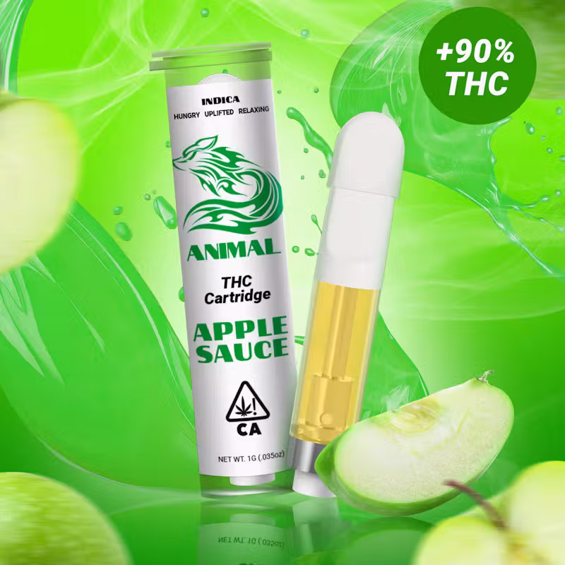 Animal 510 Thread THC Cartridge - Apple Sauce 93% Indica