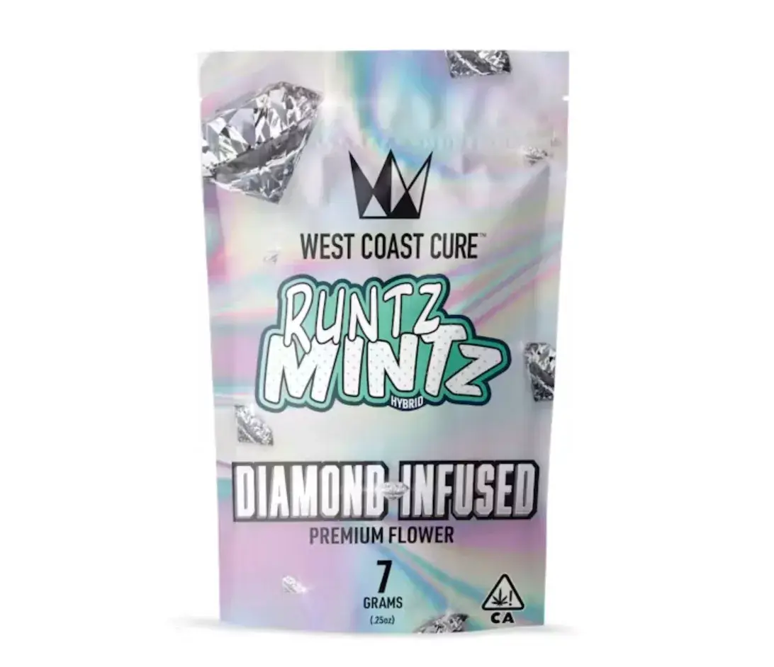 WCC Diamond Infused Flower 7g Runtz Mintz Hybrid 38%