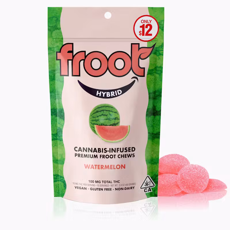 Froot Gummies - 100mg Watermelon Hybrid