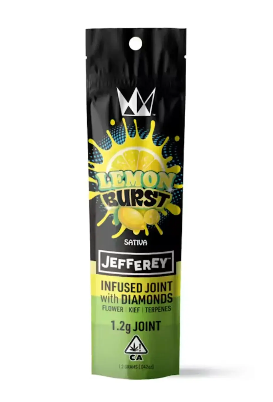 WCC 1.2G Infused Joint - Lemon Burst Sativa 43% by West Coast Cure
