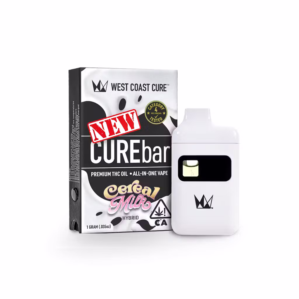 WCC Curebar Vape - Cereal Milk Hybrid by West Coast Cure