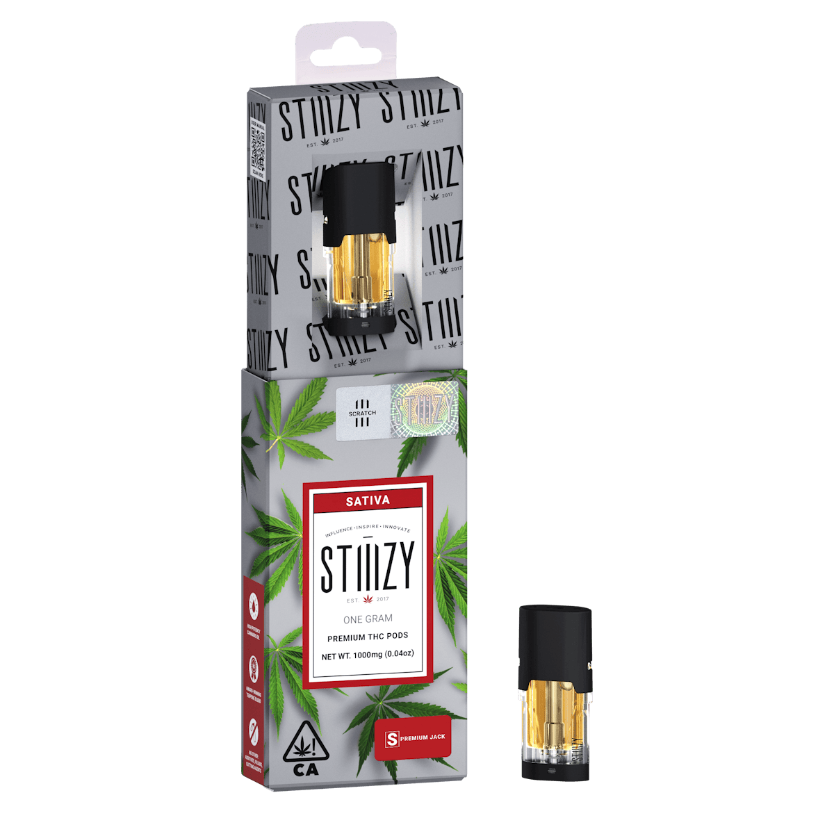 Stiiizy 1g Cartridge - Premium Jack Sativa