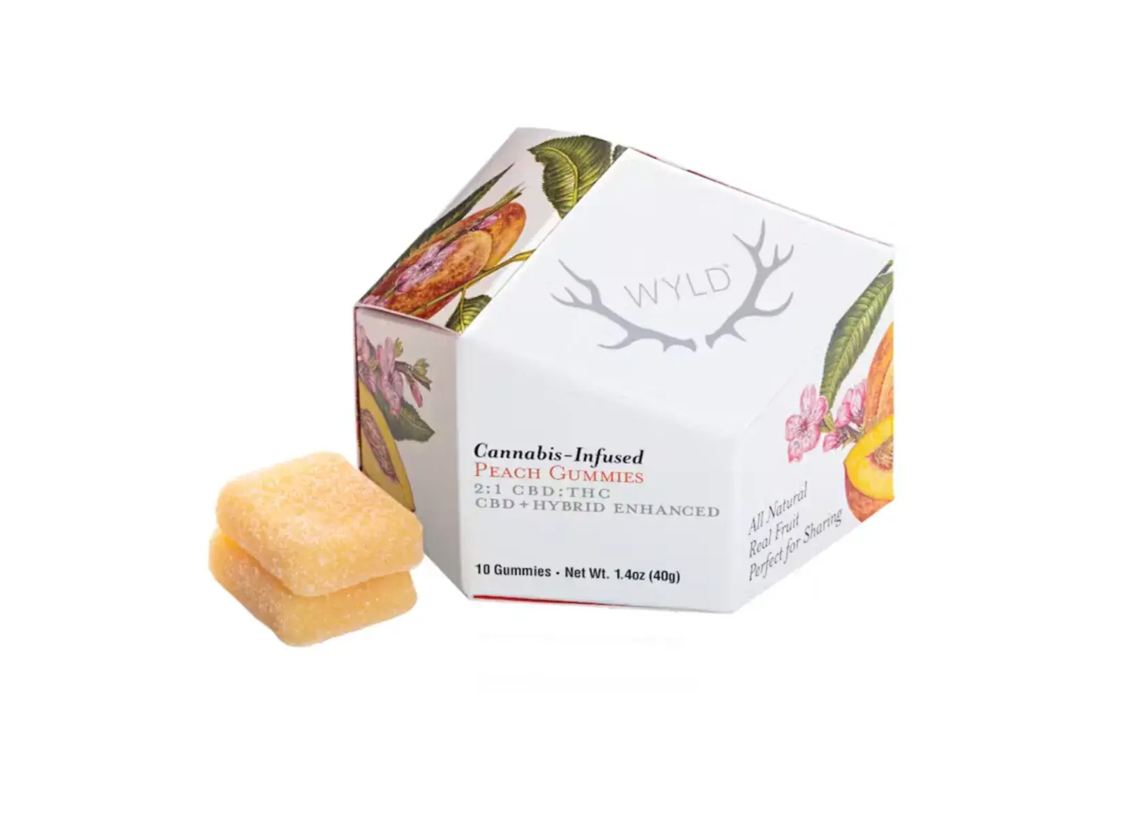 Wyld Gummies 100mg 10pc - Peach Hybrid