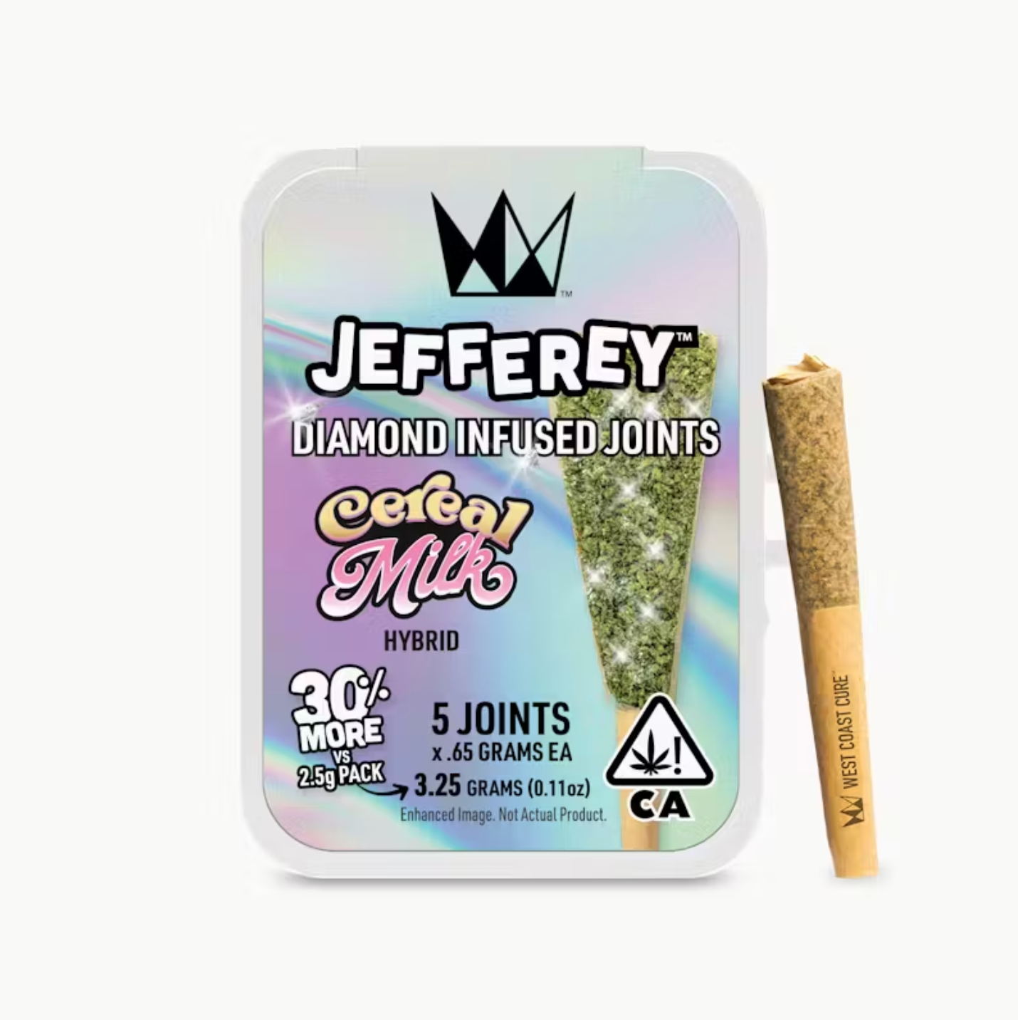 WCC Jefferey Infused 5pk Joints - Cereal Milk Hybrid by West Coast Cure