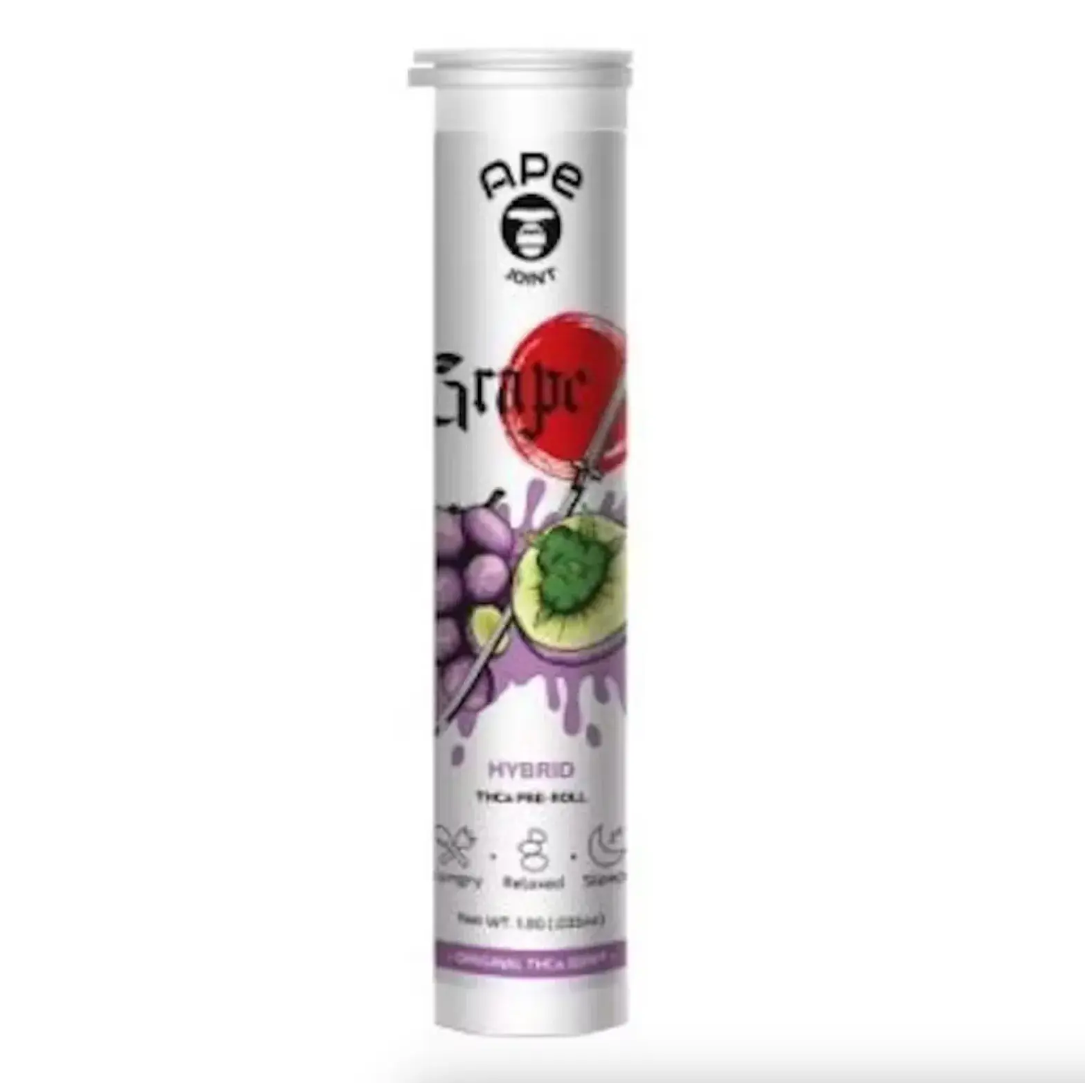 Ape 1g THCa Infused Single Joint - Grape 27% Hybrid