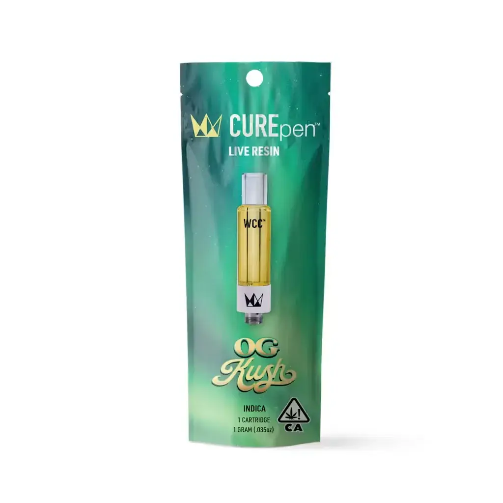 WCC Curepen 1g Cartridge - OG Kush 84% Indica