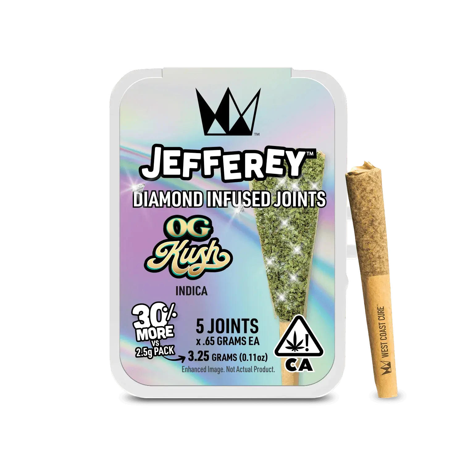 WCC Jefferey Infused 5pk Joints - OG Kush Indica by West Coast Cure