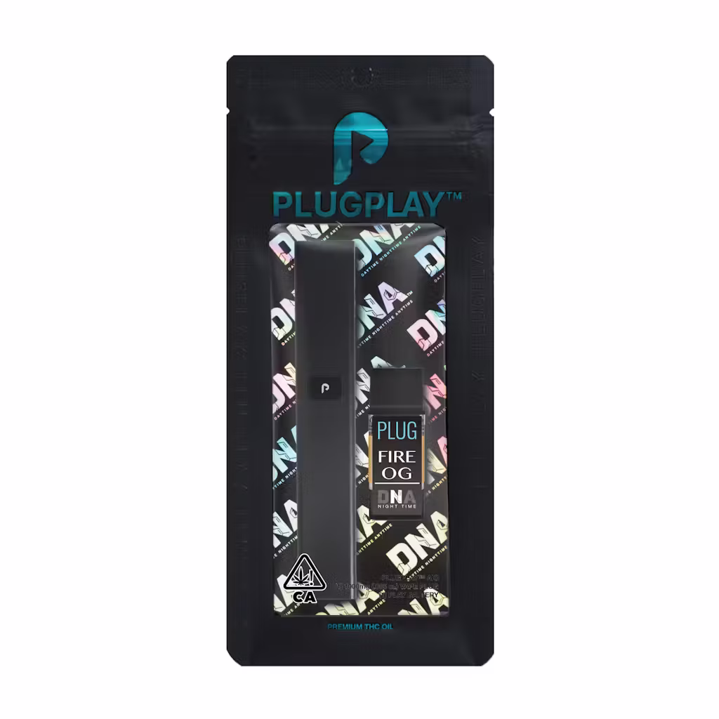 Plug AIO 1g Cartridge+Battery - Fire OG Indica 86%