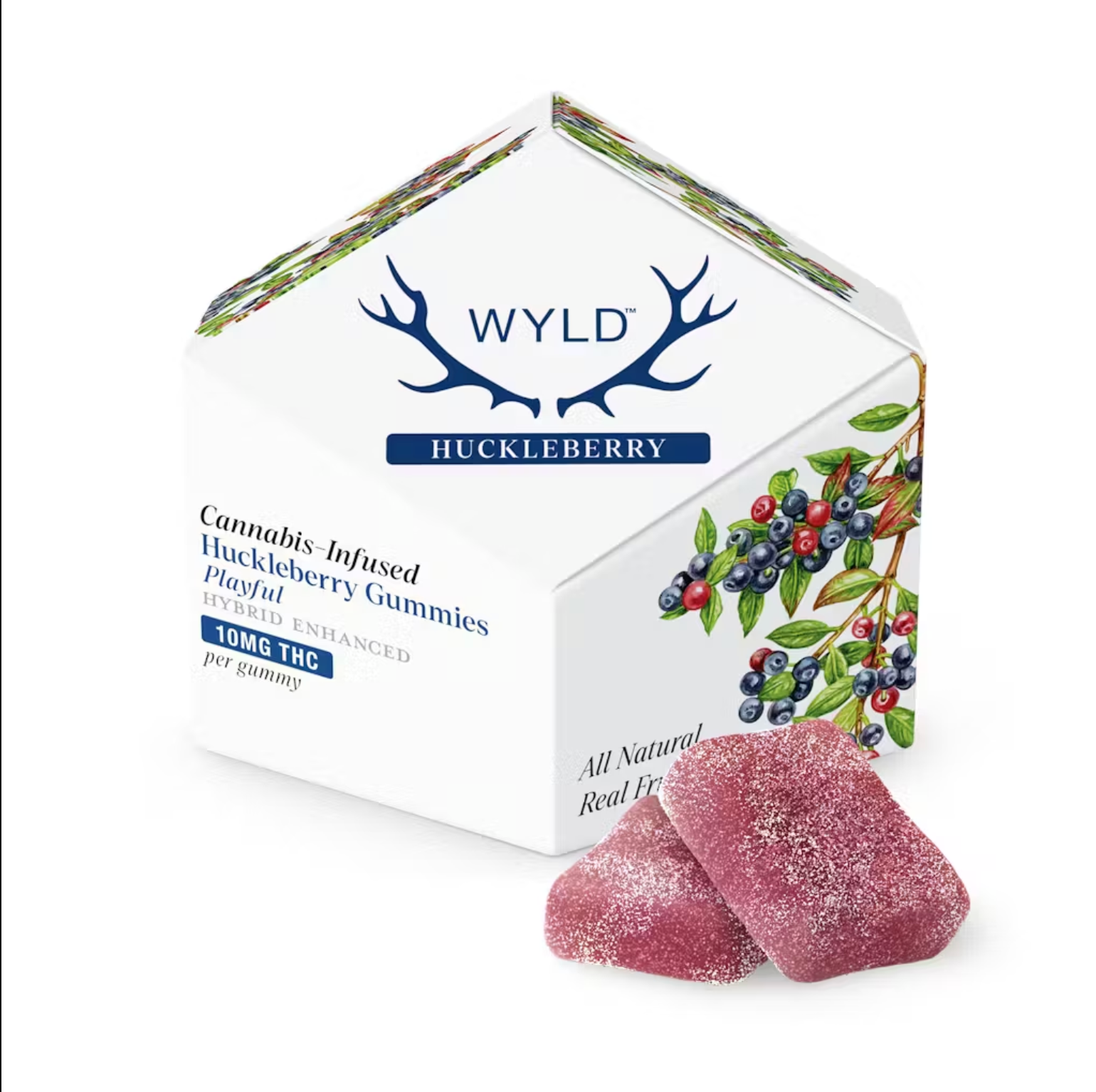 Wyld Gummies 100mg 10pc - Huckleberry Hybrid