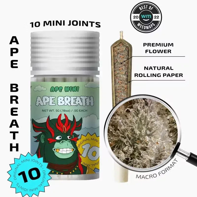 Ape 10 Mini Joints 5g - Ape Breath 32% Hybrid 