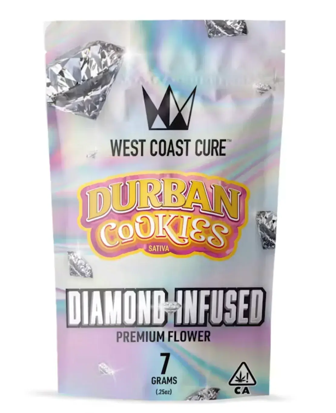 WCC Diamond Infused Flower 7g Durban Cookies Hybrid 29%