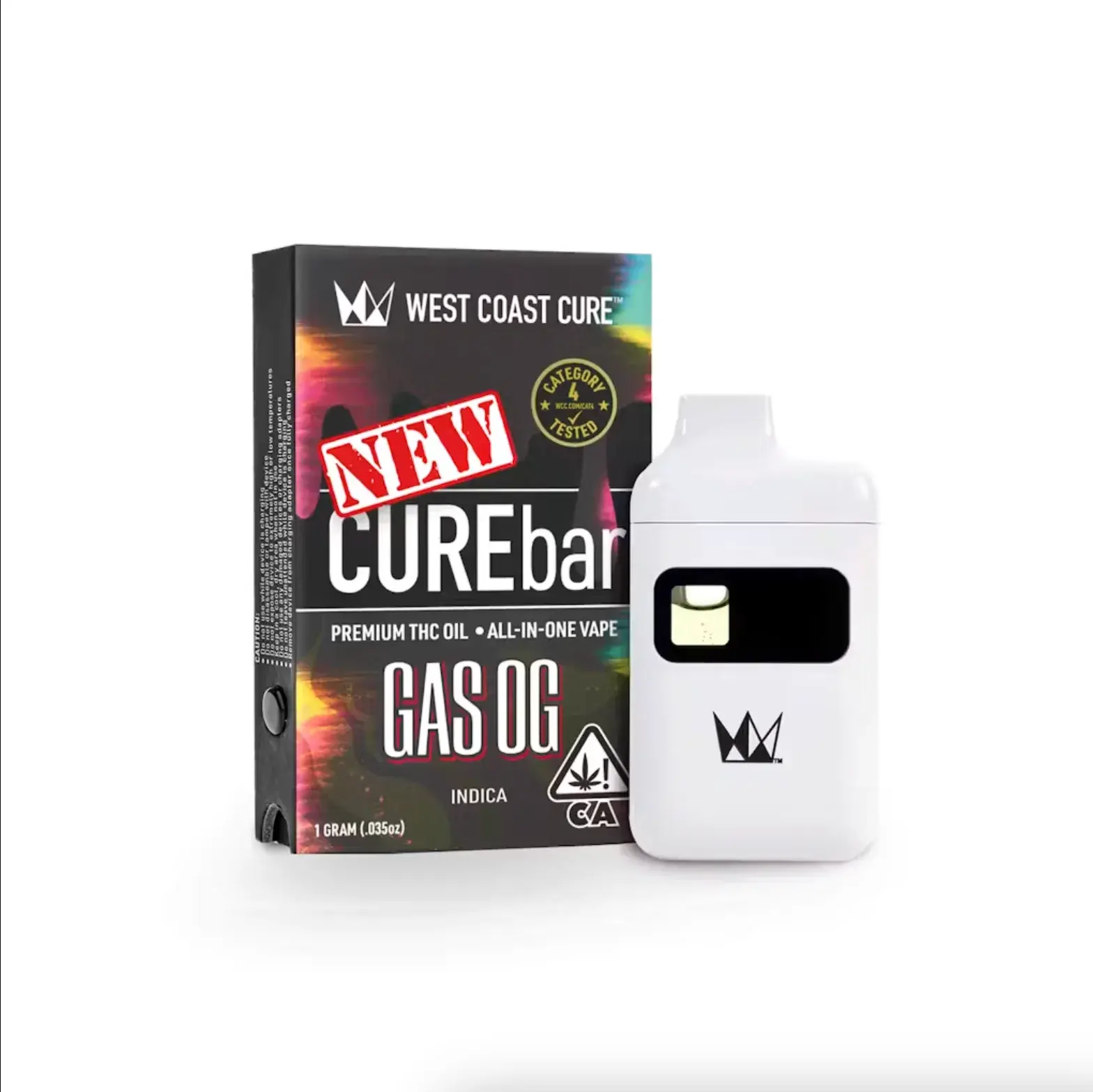 WCC Curebar Vape - Gas OG Indica by West Coast Cure