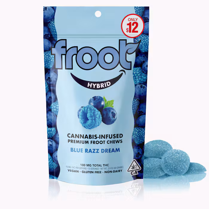 Froot Gummies - 100mg Blue Razz Hybrid