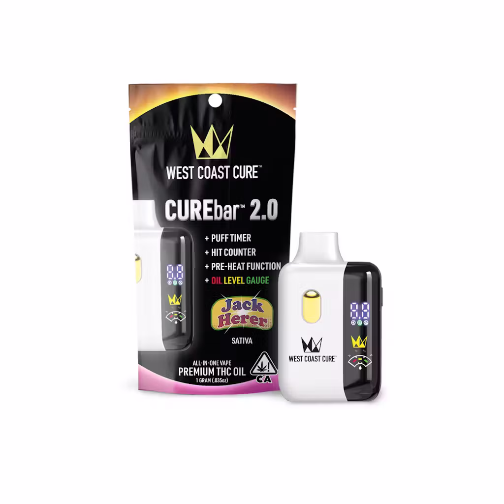 WCC Curebar 2.0 1g Vape - Jack Herer by West Coast Cure