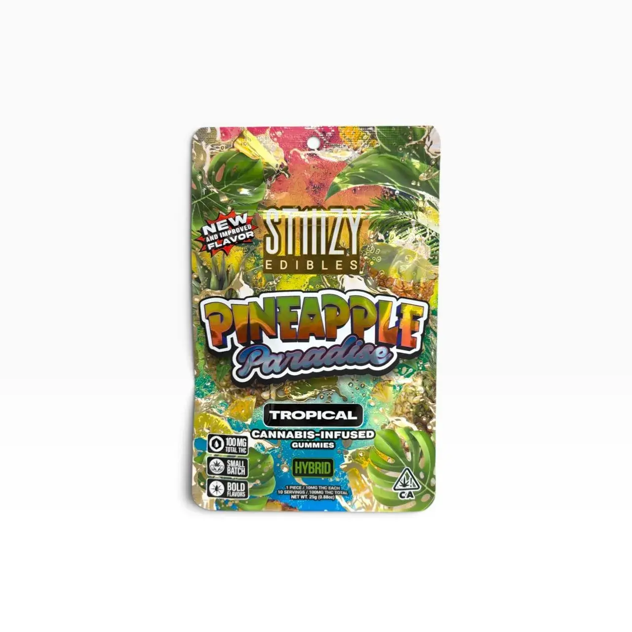 Stiiizy Gummies 100mg 10pk - Pineapple Paradise Hybrid